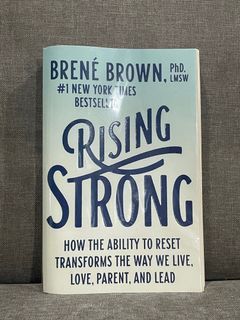 Self-help book: Rising Strong by Brené Brown