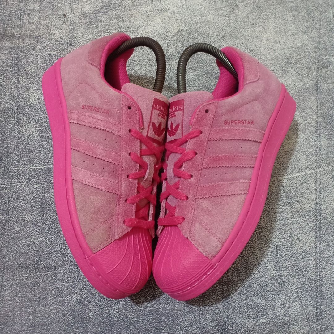 Adidas superstar rt pink top