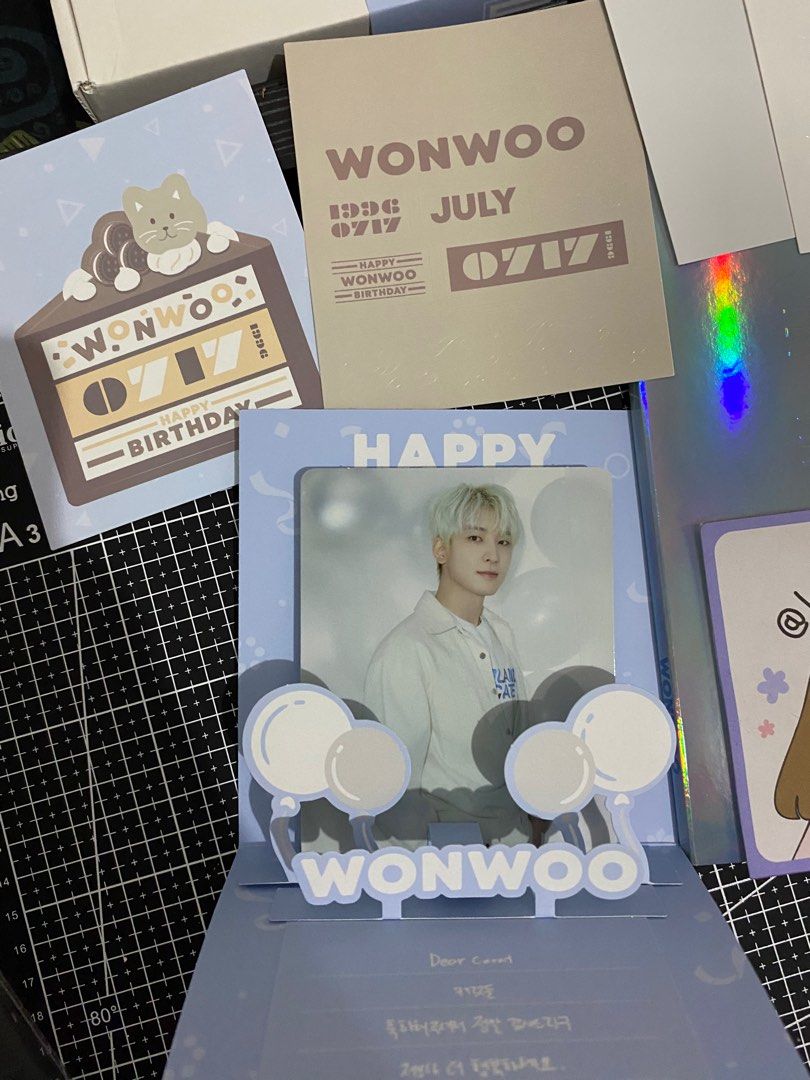 SEVENTEEN SVT HAPPY WONWOO DAY BIRTHDAY BOX VERSION 2 - Outbox