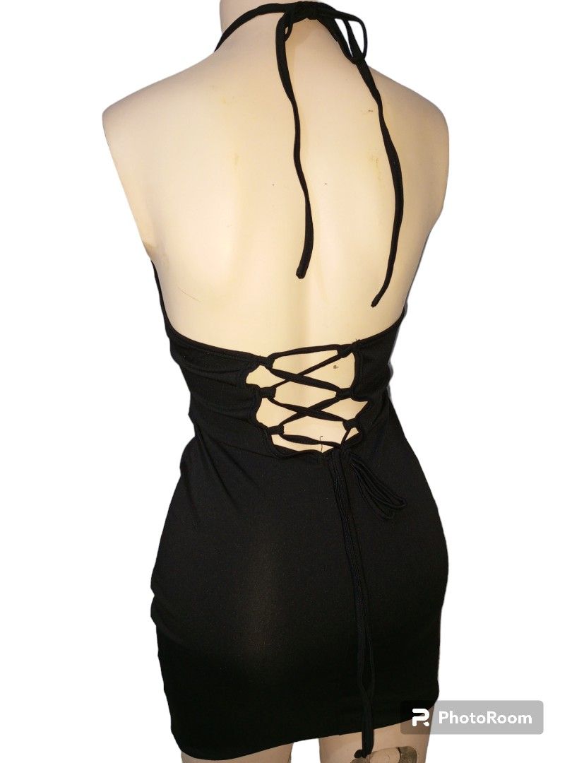 black dress and jacket Professional Slim Style – Stylesplash Size:M / 6-8 Neckline_Strapless Straight Neck Cute Black Skater Dress