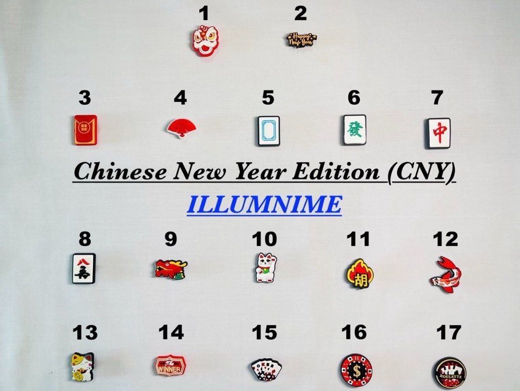 SG LOCAL STOCK Crocs Jibbitz PVC CNY PVZ Basketball