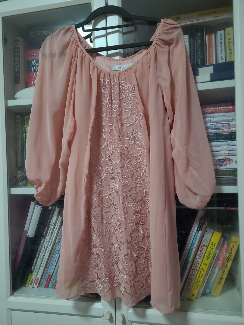 Forever new Silk chiffon tunic dress Women s Fashion Dresses