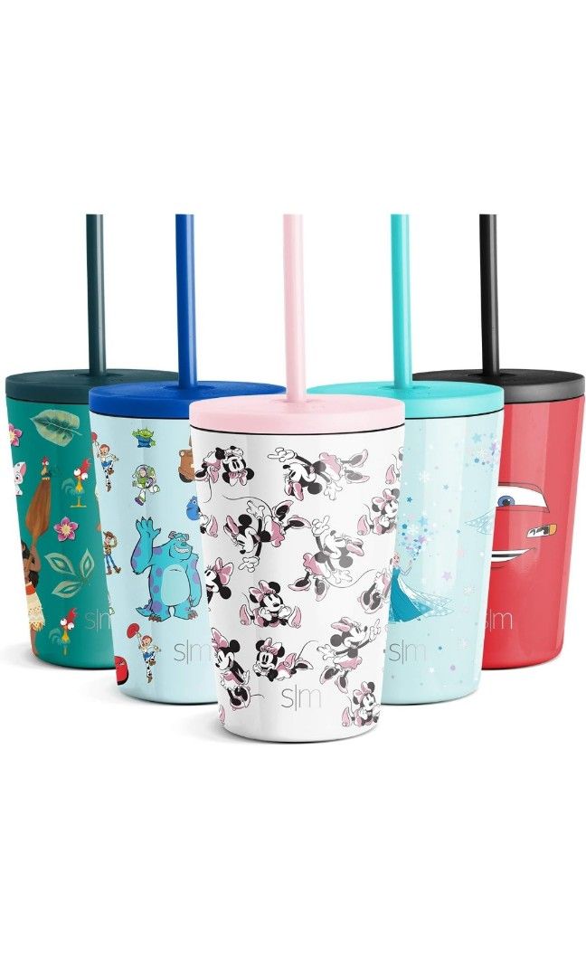 Simple Modern Disney Mickey Insulated Tumbler Cup Flip Lid & Straw