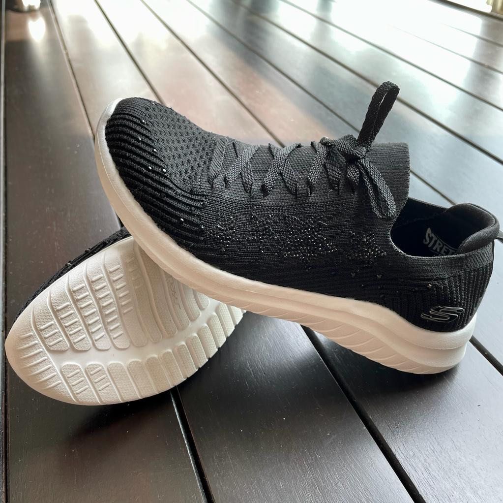 skechers ultra flex statement trainers ladies