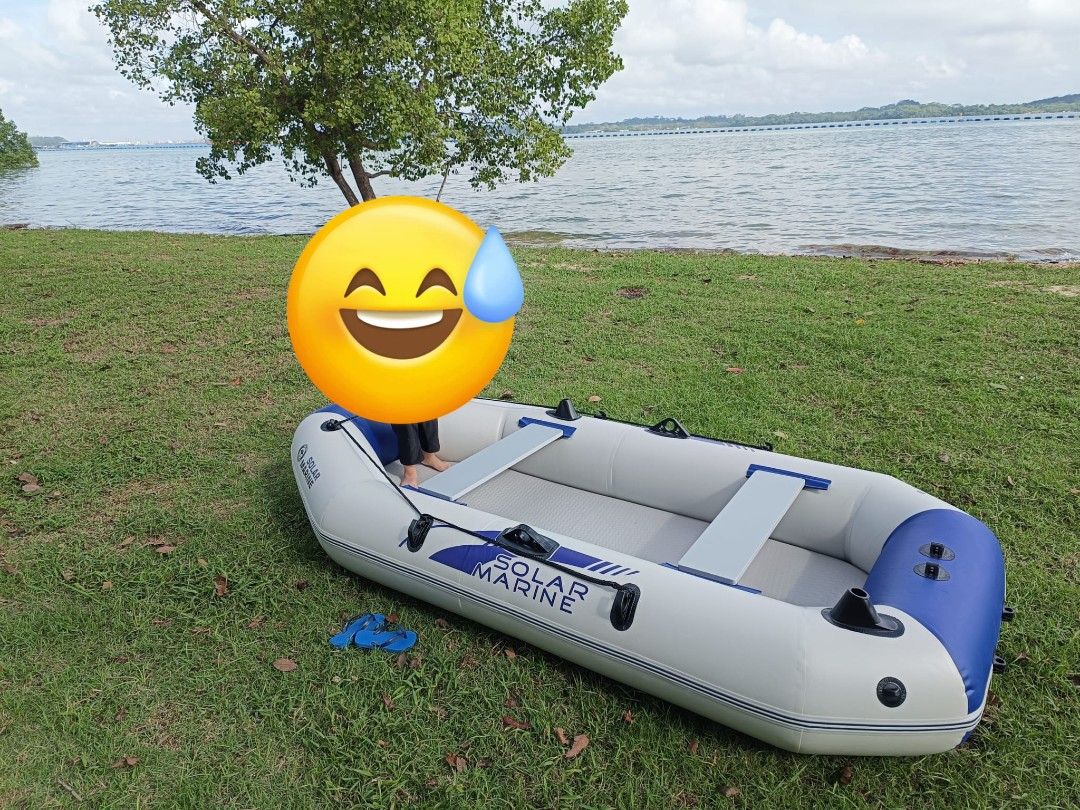 Solar Inflatable Hull Solar marine inflatable boat, Sports Equipment, Hiking & Camping on ...