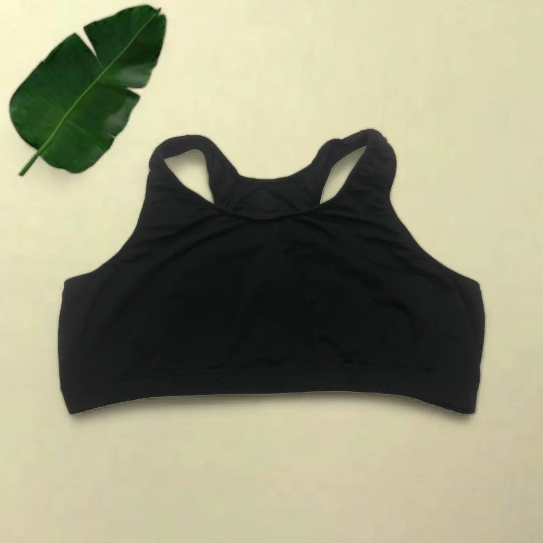 Sport Bra Black bahan bagus murah yoga gym fitnes lululemon adidas