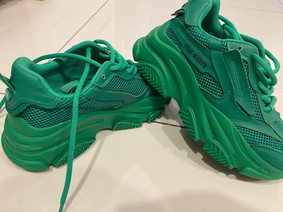 Steve madden green hot sale sneakers