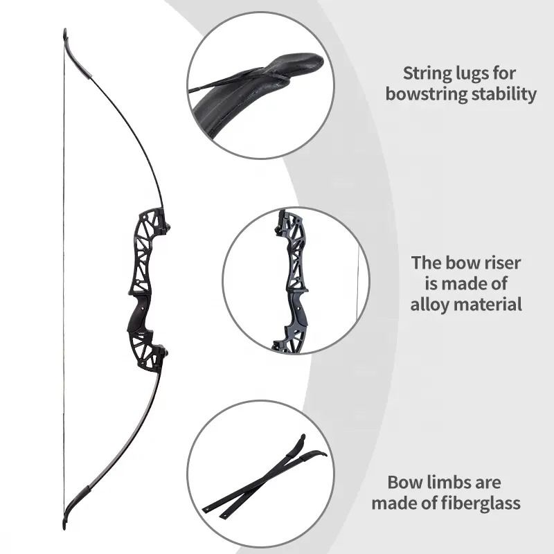 Straight Recurve Bow and Arrow Set Archery (Category: Billiards and Bowling) located in San Pablo. Submitted by reyesbilliardsandaccessories_ (Listing ID 1265167419, Image 3). Description: Straight Recurve Bow and Arrow Set Archery ▶️Note: Pre-order basis!!! 30-45 days estimated time of arrival!! Product details: ✔Bow Type: Recurve Bow ✔Type: Bow ✔Use: SHOOTING ✔Material: magnalium ✔Size: 135*28cm ✔Draw weight: 40lbs ✔Color: Black ✔Weight: 1.3kg 