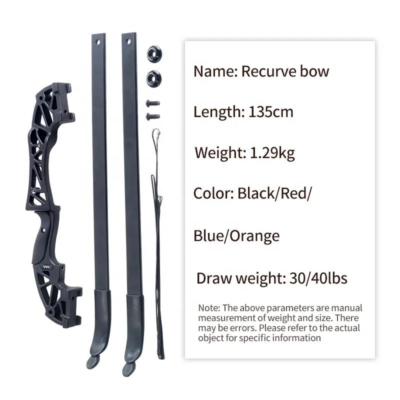 Straight Recurve Bow and Arrow Set Archery (Category: Billiards and Bowling) located in San Pablo. Submitted by reyesbilliardsandaccessories_ (Listing ID 1265167419, Image 2). Description: Straight Recurve Bow and Arrow Set Archery ▶️Note: Pre-order basis!!! 30-45 days estimated time of arrival!! Product details: ✔Bow Type: Recurve Bow ✔Type: Bow ✔Use: SHOOTING ✔Material: magnalium ✔Size: 135*28cm ✔Draw weight: 40lbs ✔Color: Black ✔Weight: 1.3kg 
