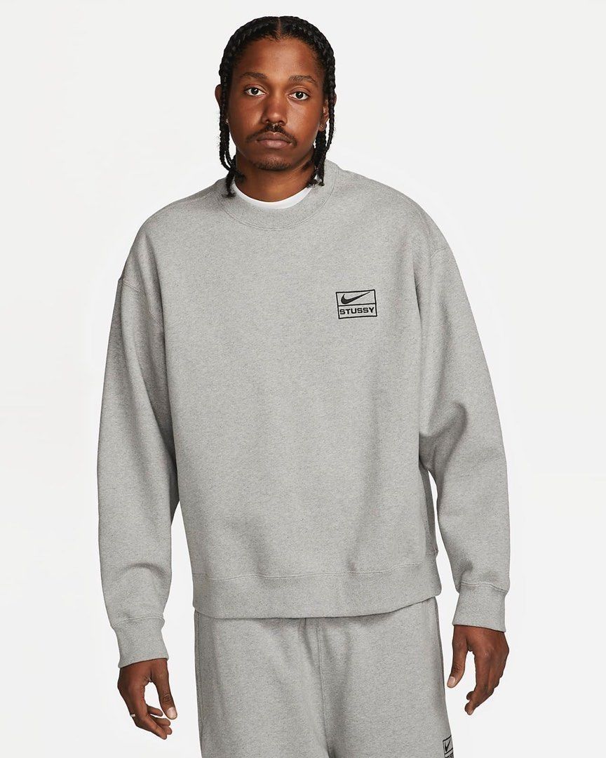 Nike stussy hotsell crewneck sizing