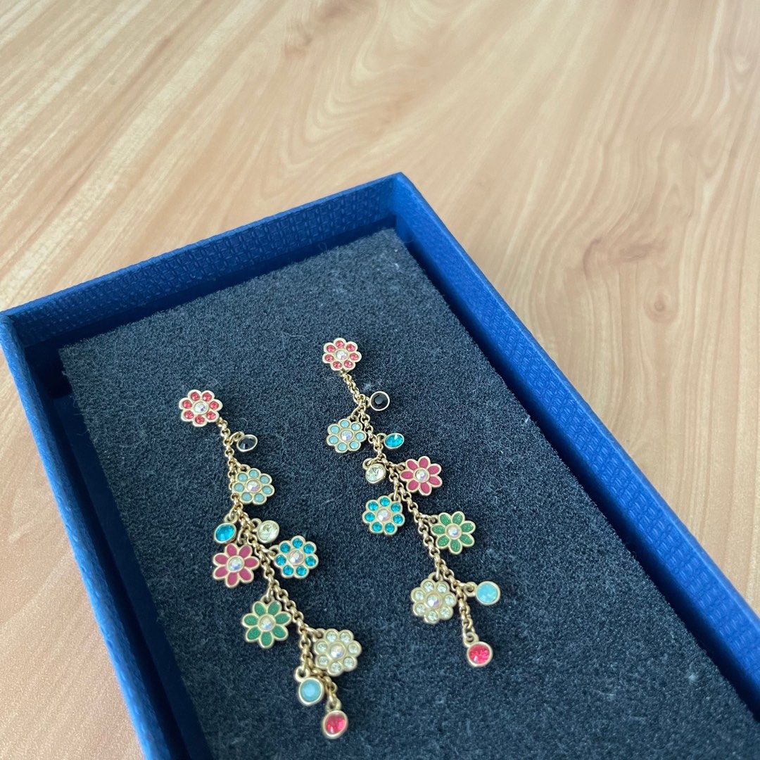Swarovski clearance multicolor earrings