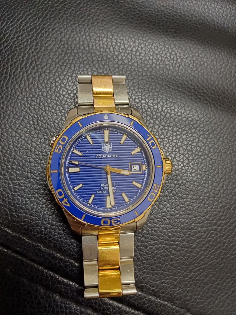 Tag heuer aquaracer outlet calibre 5 gold