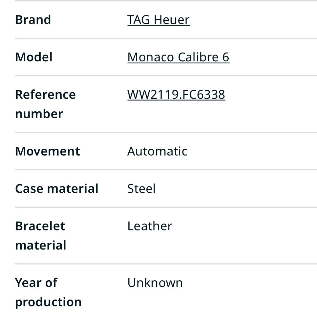Calibre cheap 6 movement