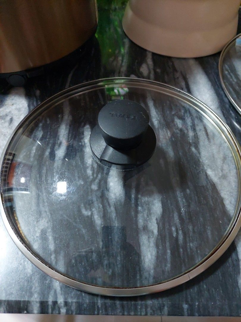 TEFAL glass pan cover 29cm wide, Furniture & Home Living, Kitchenware