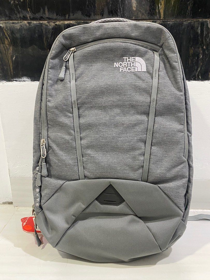The North Face Microbyte Backpack Grey Fesyen Pria Tas Dompet Ransel di Carousell