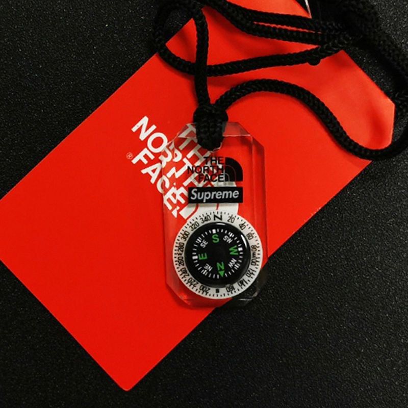 Supreme the north face compass necklace new arrivals