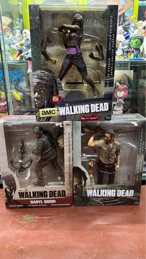 McFarlane Toys - The Walking Dead - Michonne, Rick and Daryl - Heroes 3 Pack (5