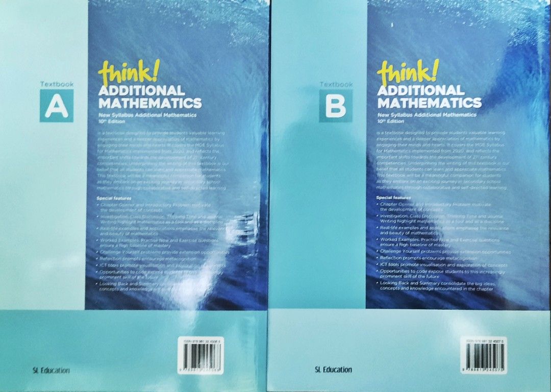Think additional mathematics textbook 10th edition hobbies toys