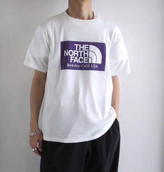 TNF Nanamica Purple Label H S Logo Shirt Men s Fashion Tops