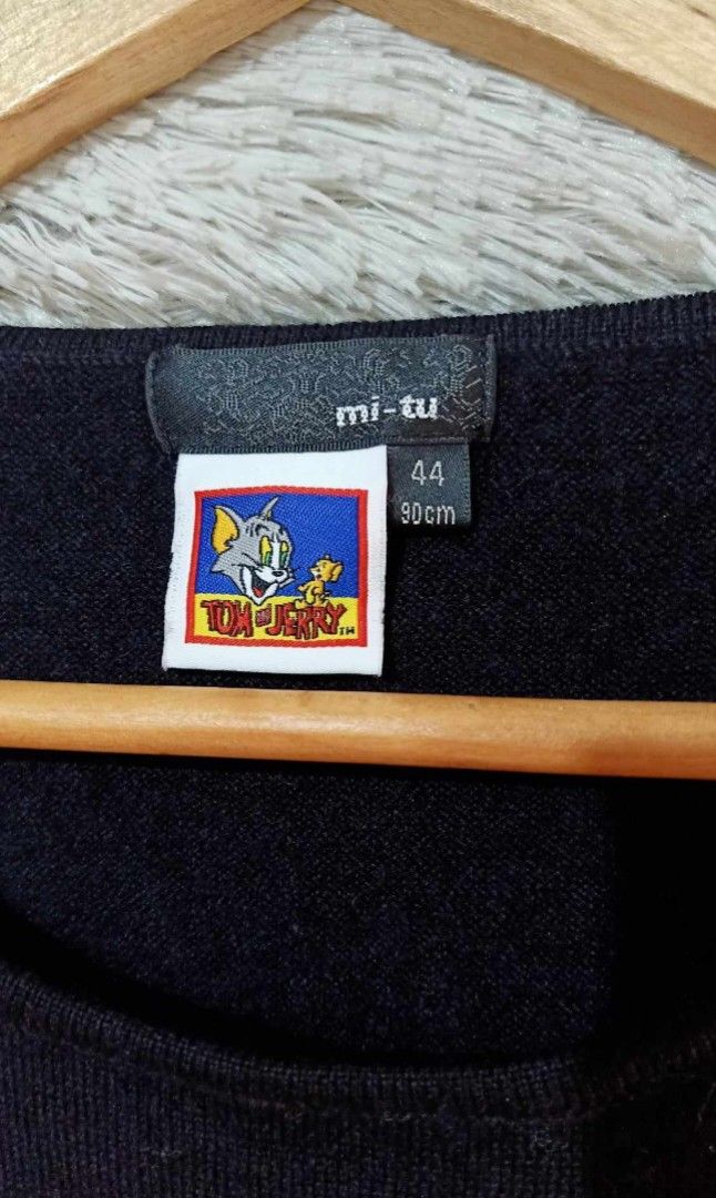 TOM & JERRY x MI-TU VINTAGE KNITTED DRESS, Women's Fashion, Dresses ...