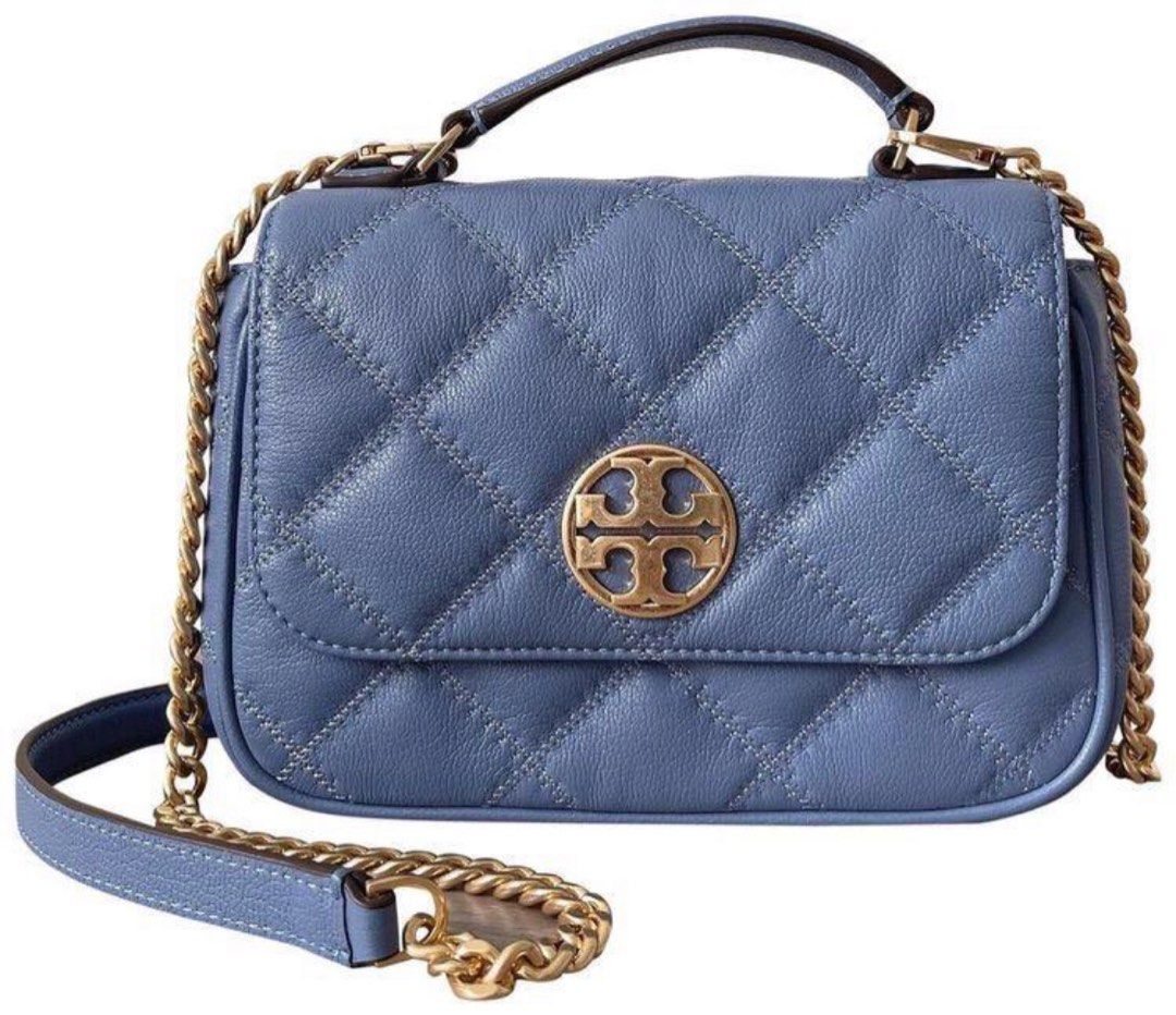 Tory burch best sale ella tote bluewood