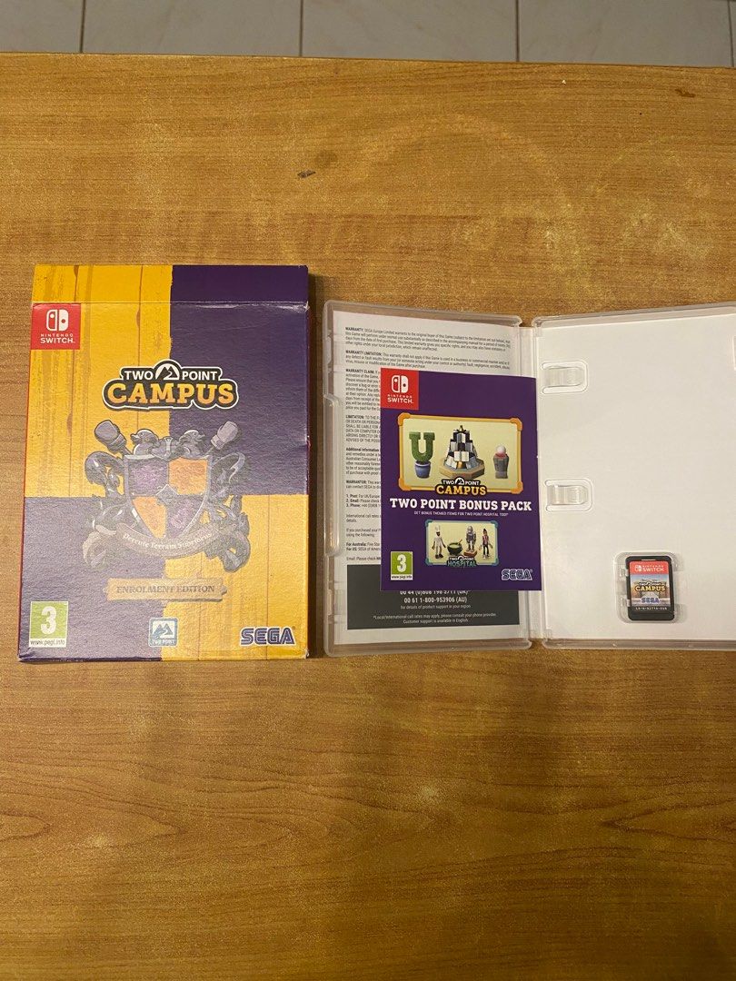 Two Point Campus Game Nintendo Switch (Category: Nintendo) located in Rizal. Submitted by yellowandteal (Listing ID 1265288872, Image 1). Description: Original Price : 1495 Selling Price : 1,350 + SF.