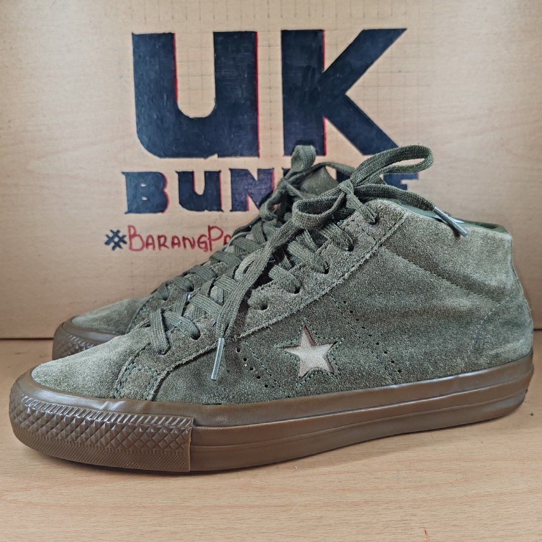 UKBundle UK8 26cm Converse One Star Pro Mid Suede Leather