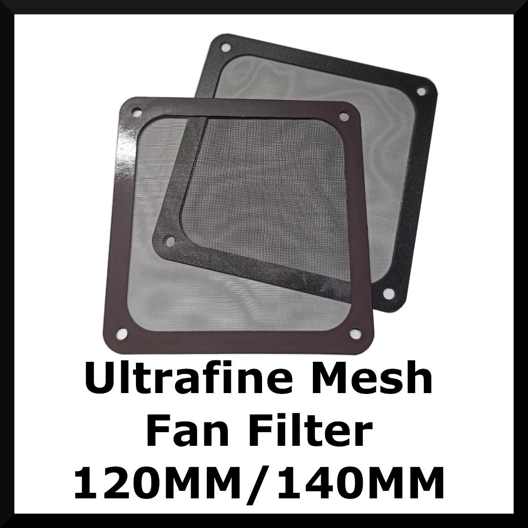Ultra fine Mesh Magnetic PC Fan Filter 120mm 140mm, Computers