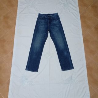 Uniqlo High Rise Stretch Boyfriend Straight Fit Ankle Jeans. Size 24