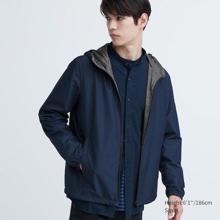 Uniqlo Men s Reversible Parka Jacket LARGE Men s Fashion