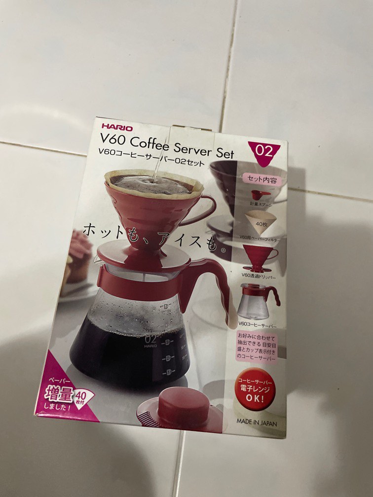 V60 coffee server set 02, Furniture & Home Living, Kitchenware
