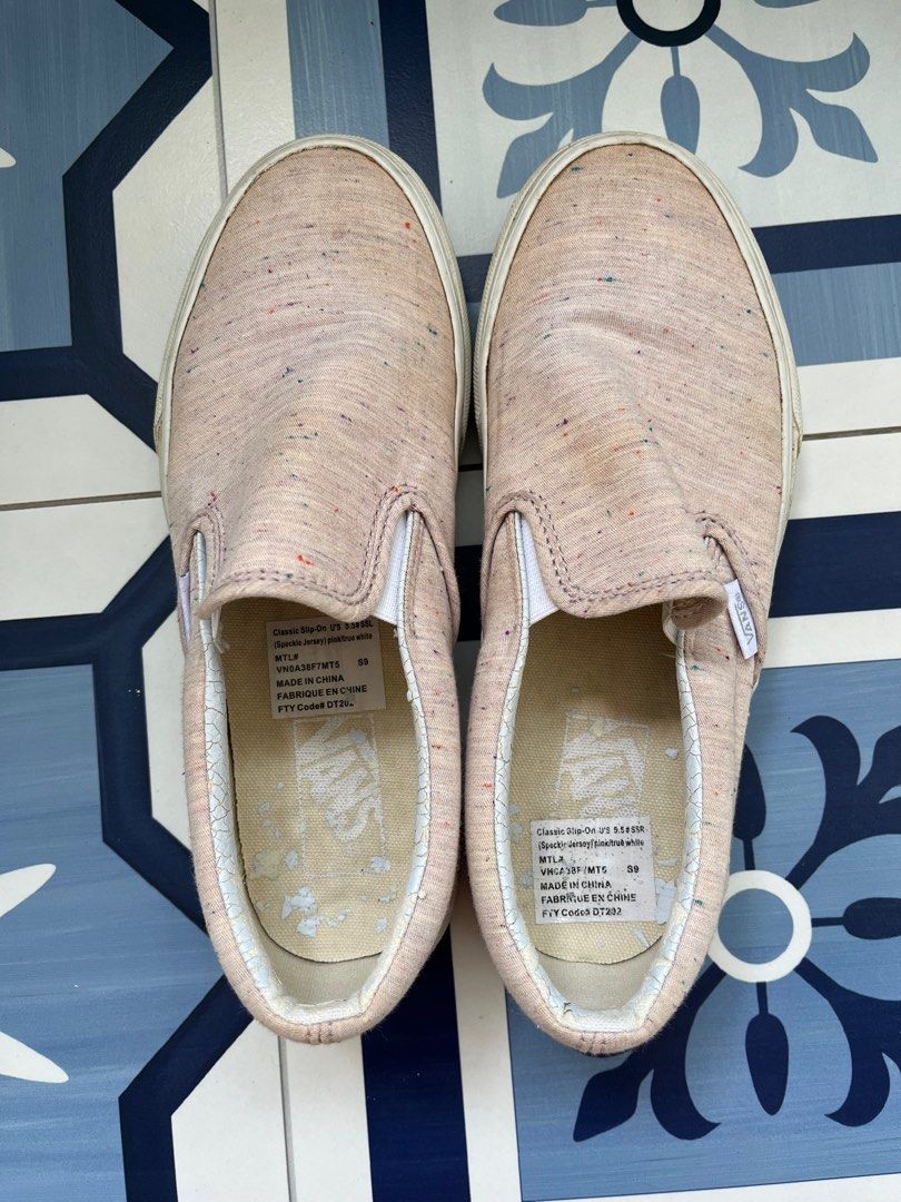 Vans speckle jersey pink hotsell
