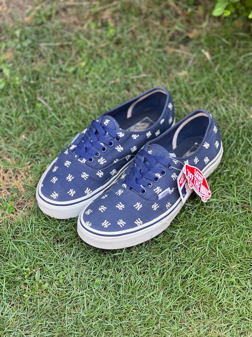 VANS X MLB AUTHENTIC NY YANKEES USED ORIGINAL Fesyen Pria Sepatu