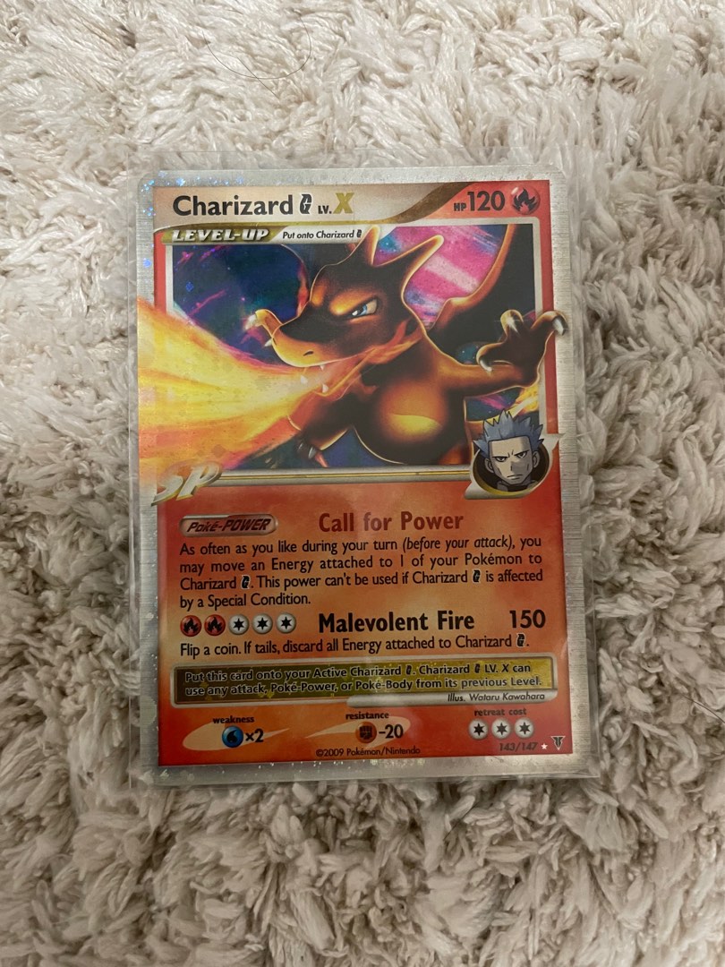 Charizard G Lv.X Supreme Victors, Hobbies & Toys, Toys & Games on