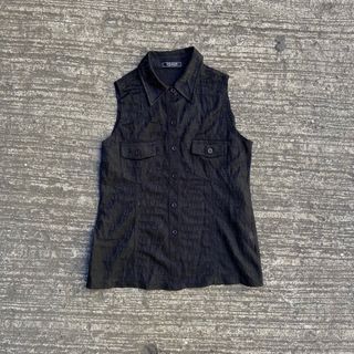 VINTAGE PRADA MONOGRAM SLEEVELESS