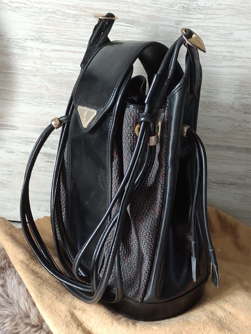Vintage Yves Saint Laurent YSL Bucket Bag Luxury Bags Wallets on Carousell