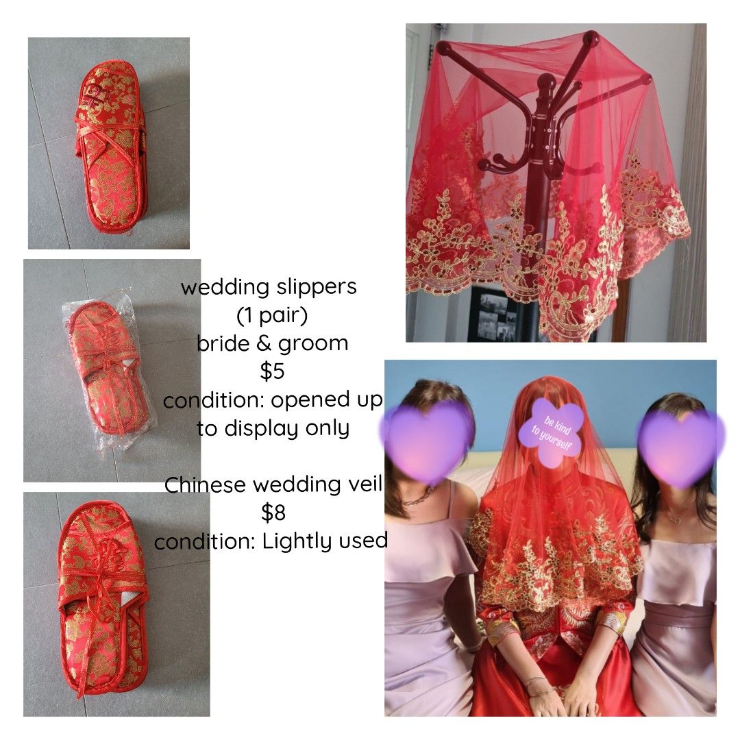 Chinese wedding hotsell slippers