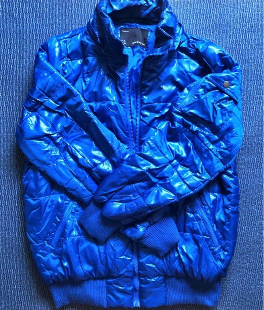 Mens iridescent clearance puffer jacket