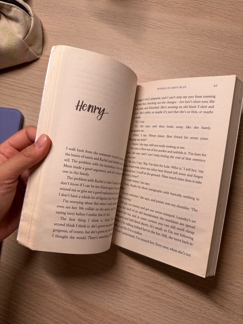 words in deep blue book, Hobbies & Toys, Books &