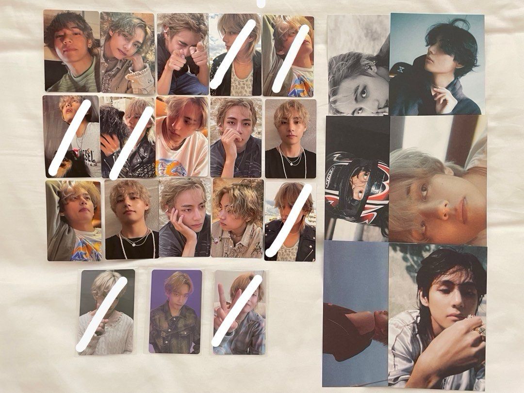 WTS BTS V layover solo album weverse preorder benefit pob pvc