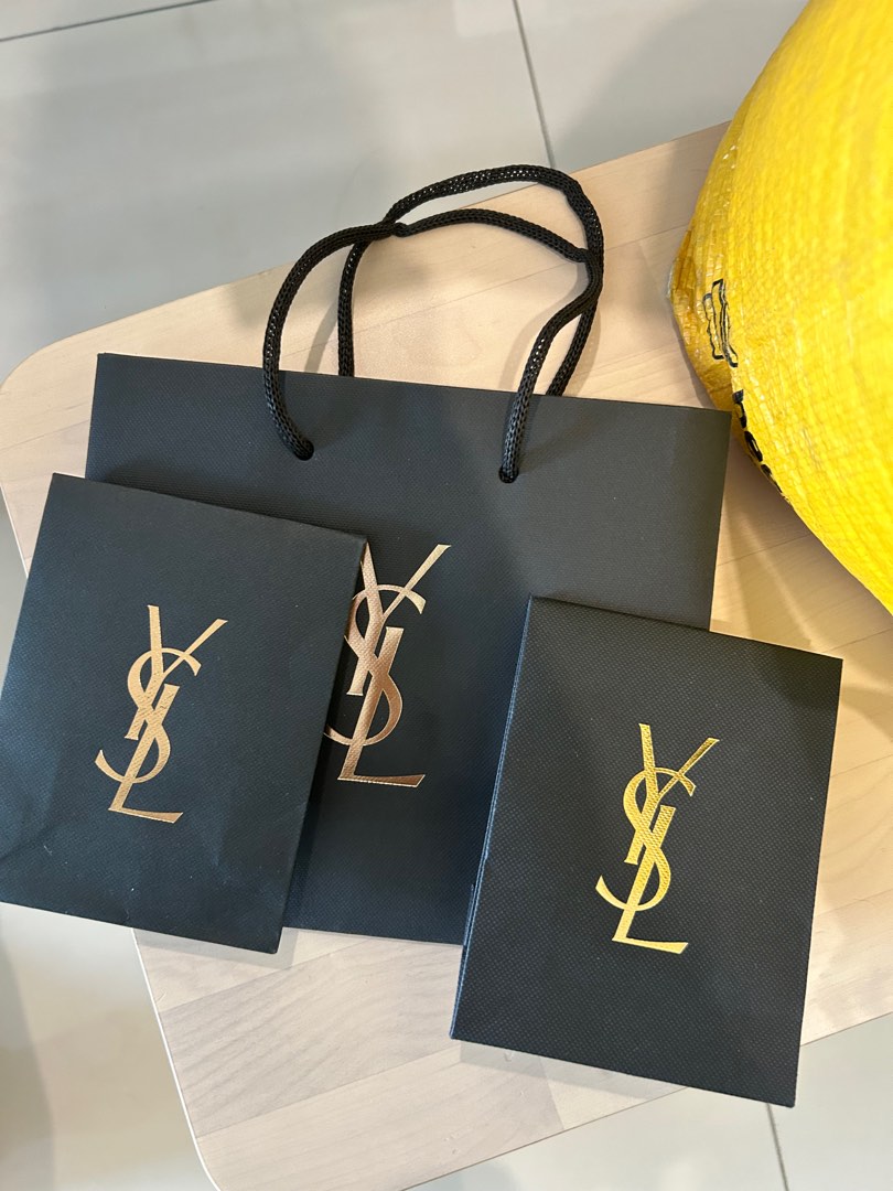 YSL Beauty paper bags Luxury Bags Wallets on Carousell