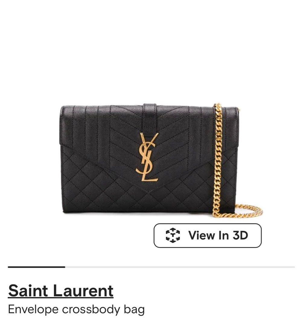 YSL Envelope Crossbody Bag Luxury Bags Wallets on Carousell