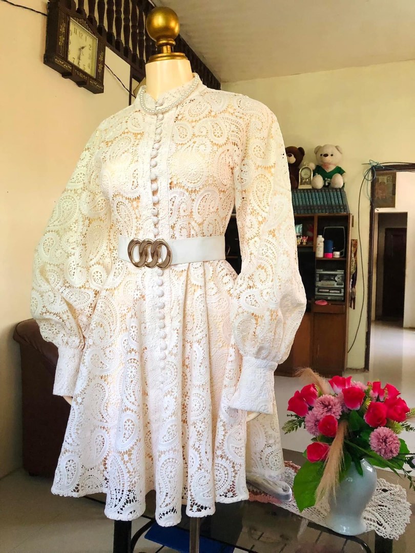 Amari paisley lace long dress sales
