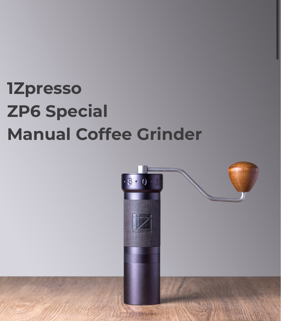 1Zpresso Zp6 Manual Coffee Grinder (手動磨豆器ZP6 特仕版) , 家庭電器, 廚房電器, 咖啡機及咖啡