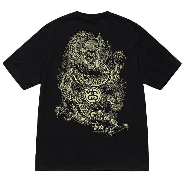 100 Authentic Stussy Dragon Tee Men s Fashion Tops Sets Tshirts Polo Shirts on Carousell