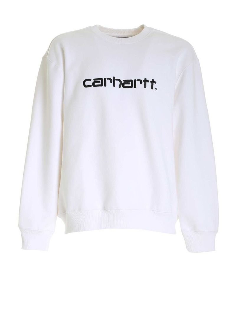 White hotsell carhartt sweatshirt
