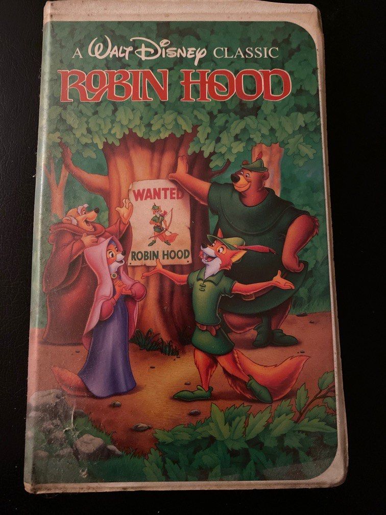 1991 Walt Disney Black Diamond Classic Edition “Robin Hood” VHS