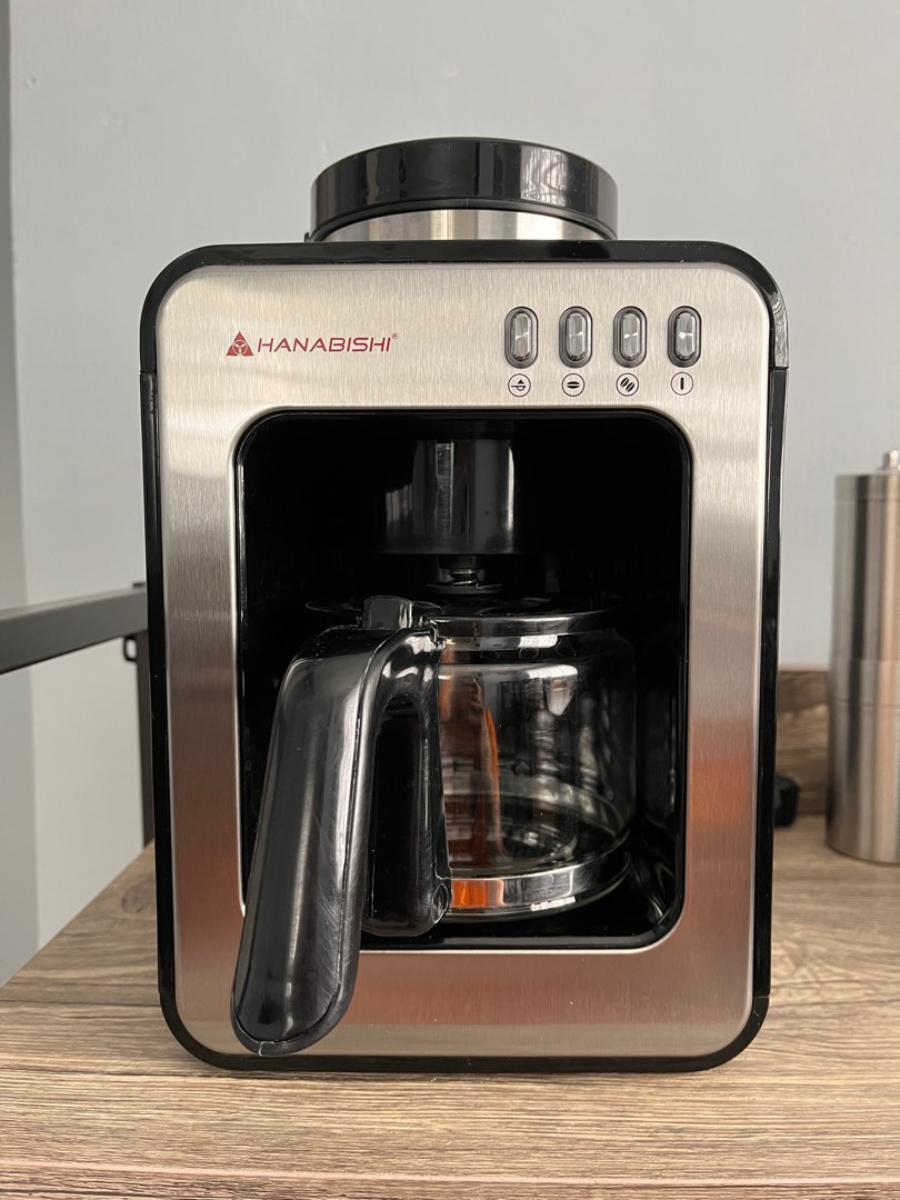 Hanabishi 2in1 Coffee Maker & Grinder, TV & Home Appliances, Kitchen