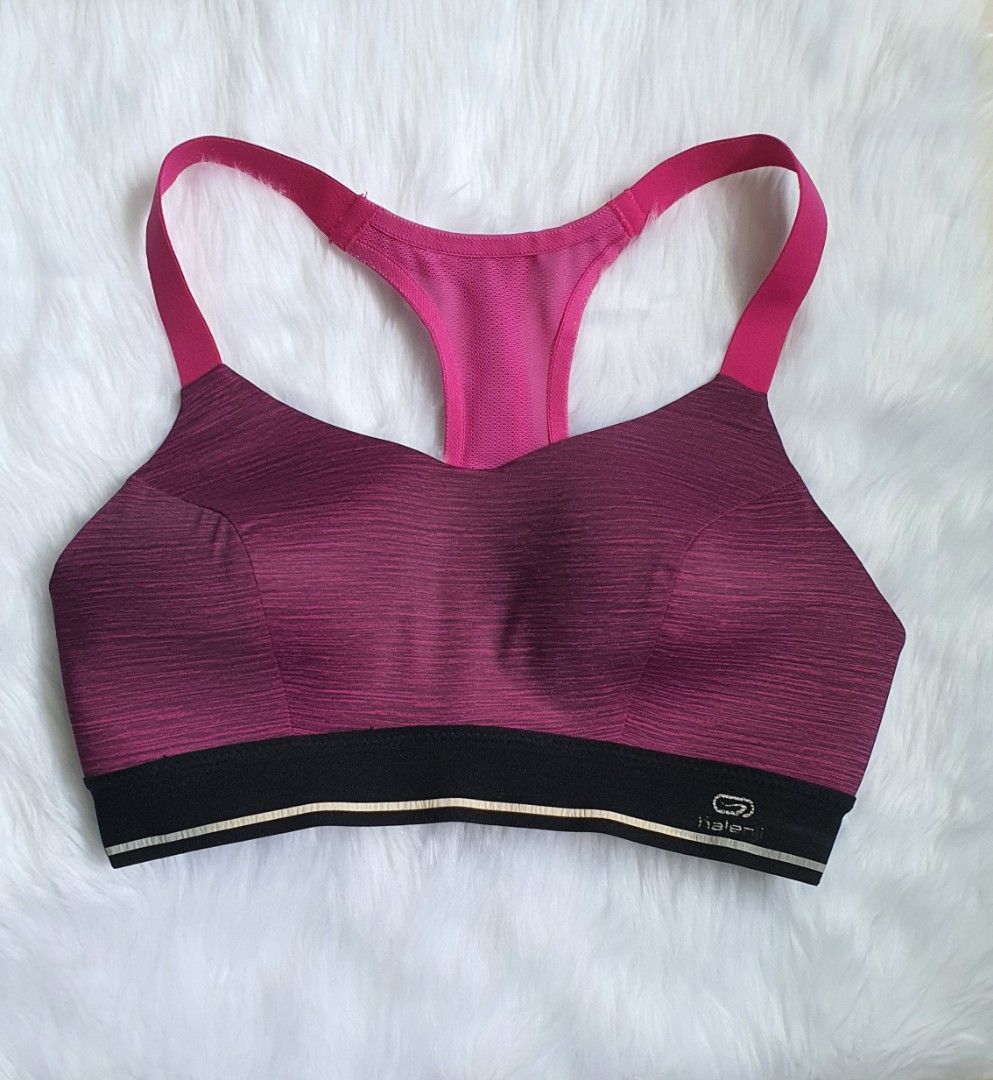 Sports bra kalenji s to m, Women's Fashion, Activewear on Carousell