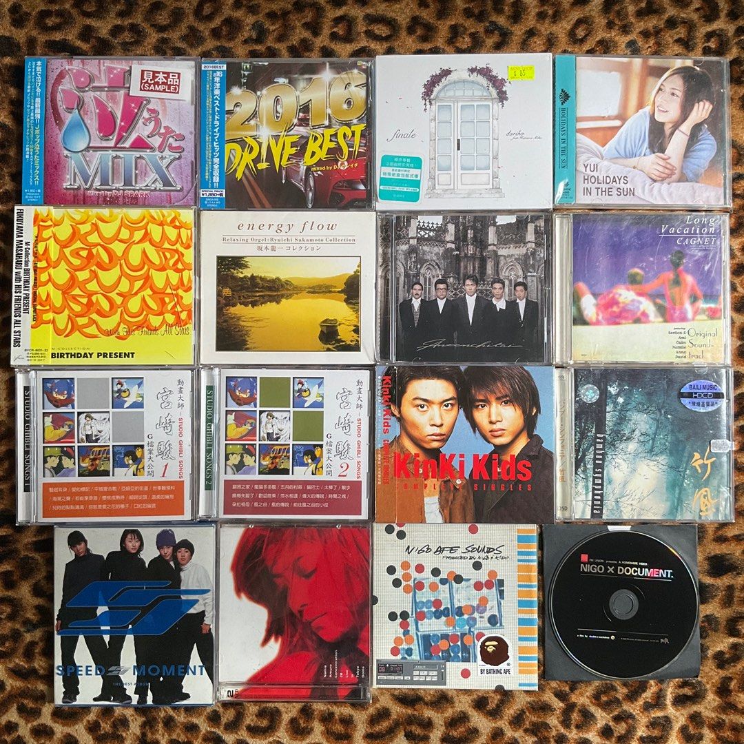 50全走] 全部日文及音樂CD & VCD 共16隻, 預購- Carousell